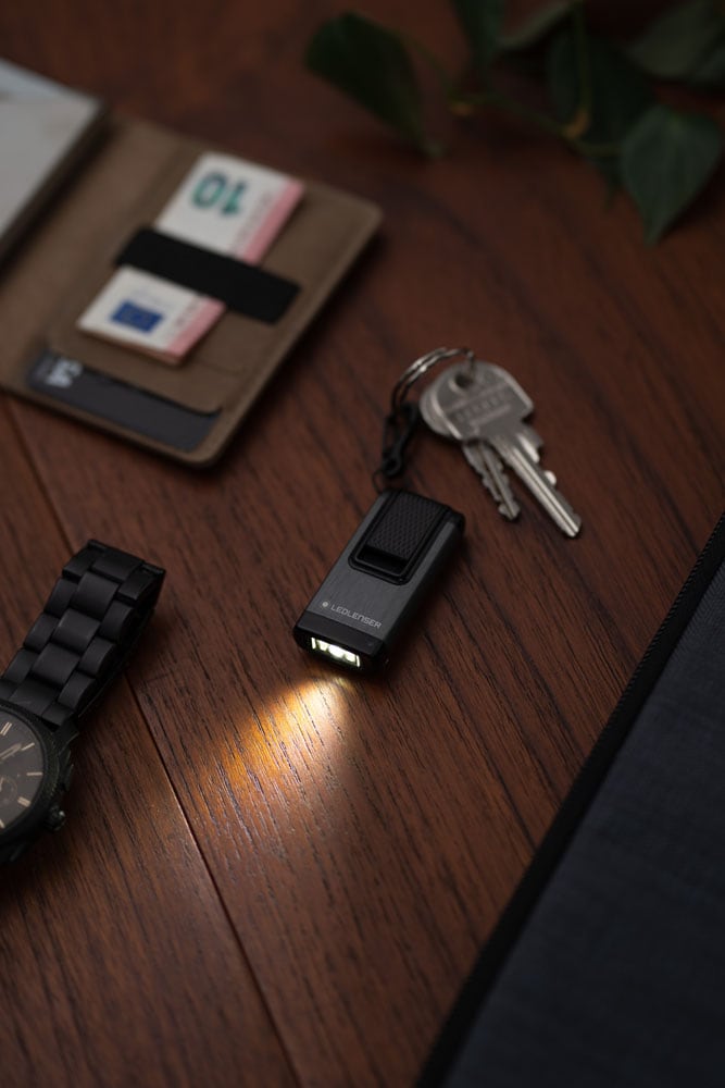 Svítilna přívěsek Ledlenser K4R Gray - 120 lm