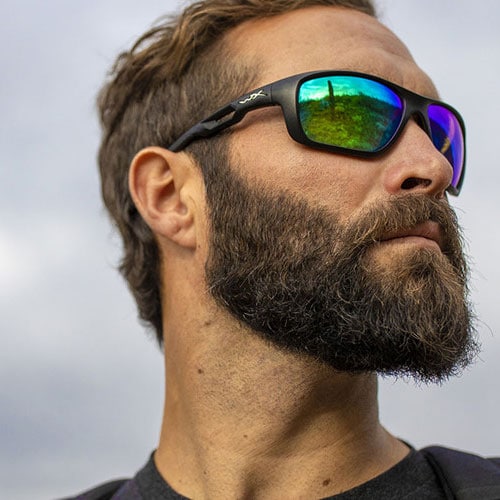 Taktické brýle Wiley X WX Aspect Captivate – Polarized Green Mirror / Matte Black