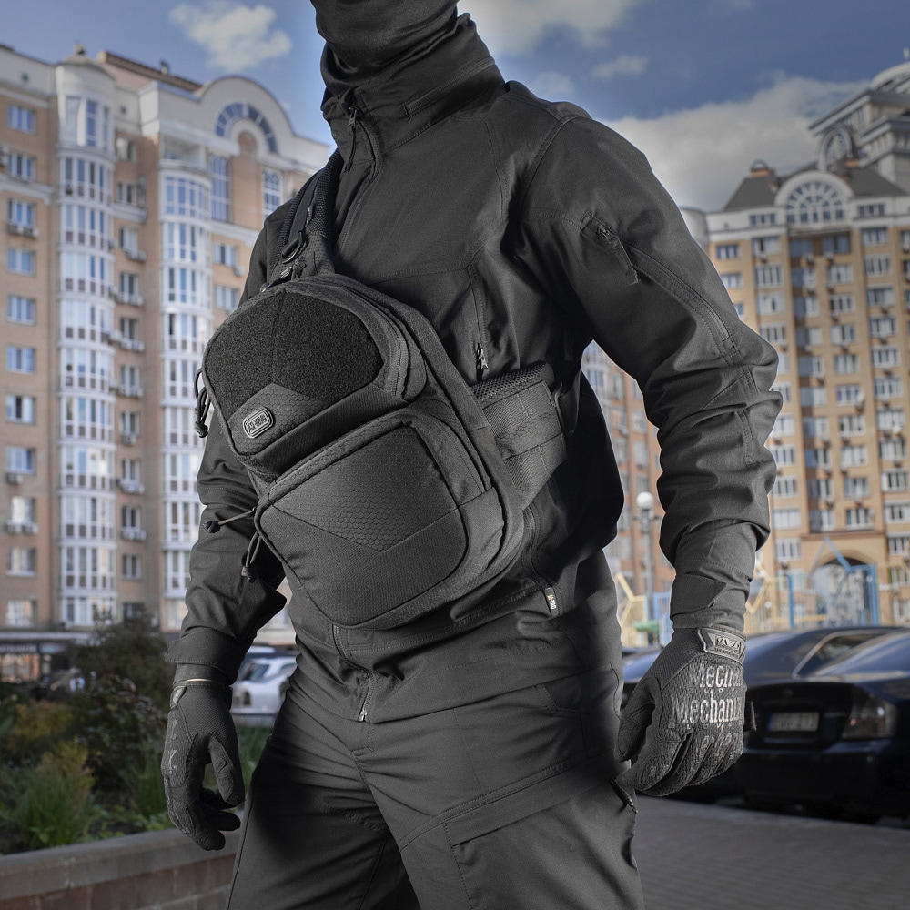 Taška přes rameno M-Tac Buckler Bag Elite Hex 7 l - Black