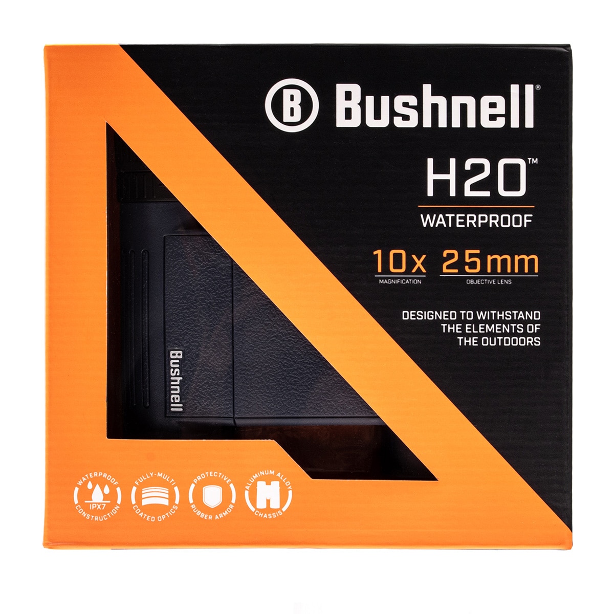 Dalekohled Bushnell H2O 10x25 Roof - Dark Blue