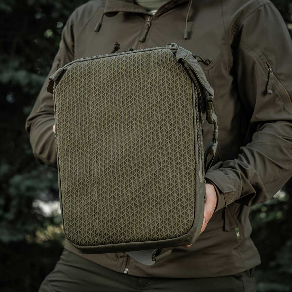 Taška M-Tac Laser Cut Hex - Ranger Green