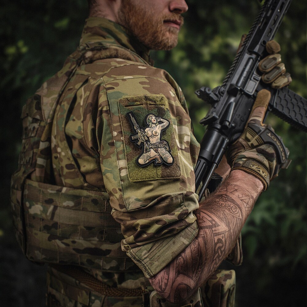 Nášivka M-Tac Tactical Girl No. 1 Skandinavik PVC – MultiCam
