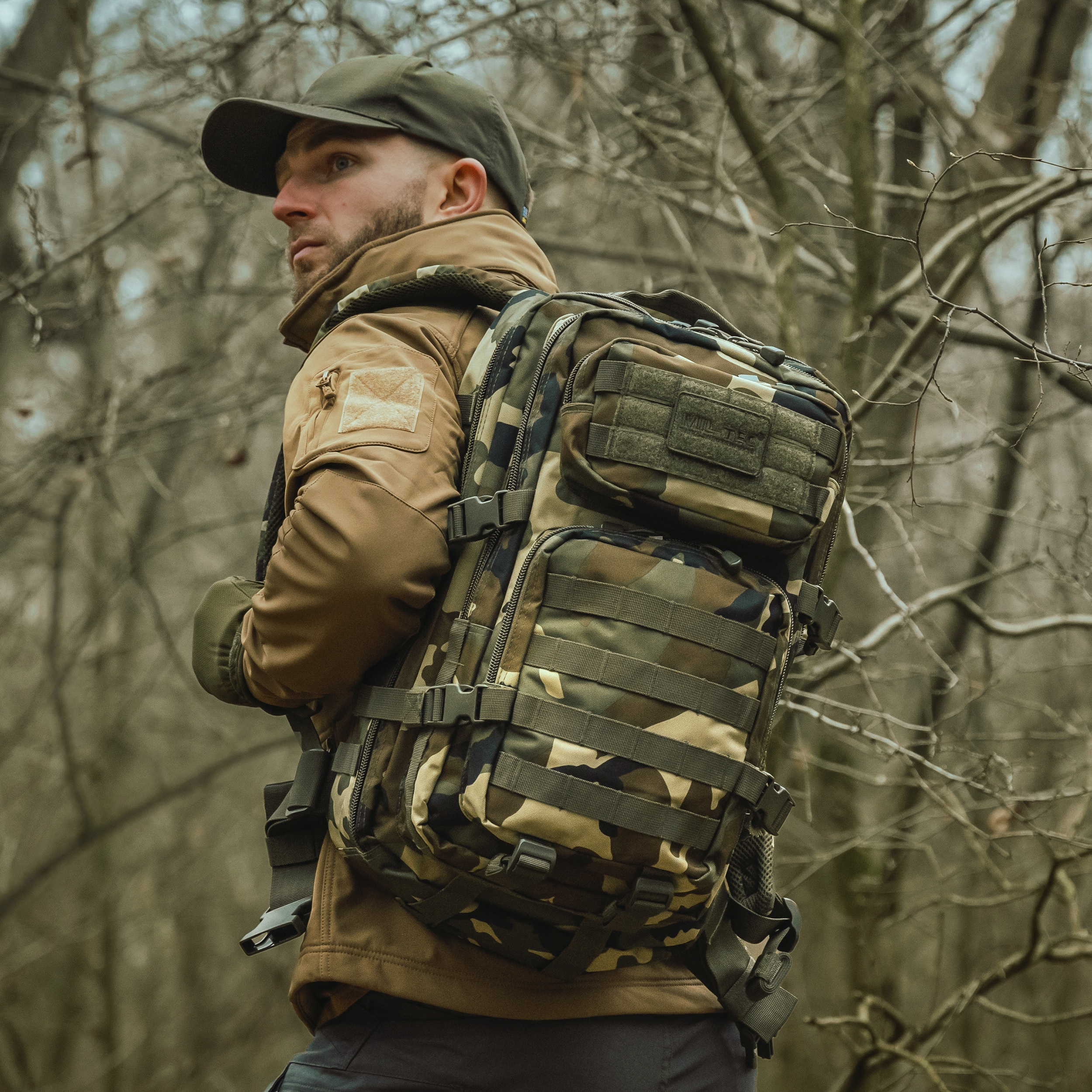 Batoh Mil-Tec Assault Pack Small 20 l – Woodland