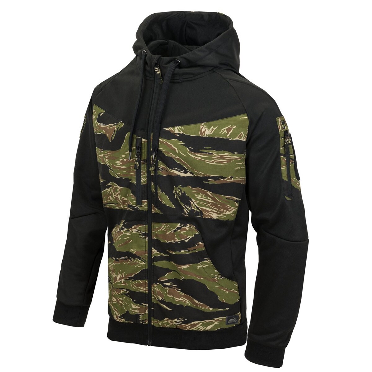 Mikina Helikon-Tex Rogue Hoodie - Black/Tiger Stripe