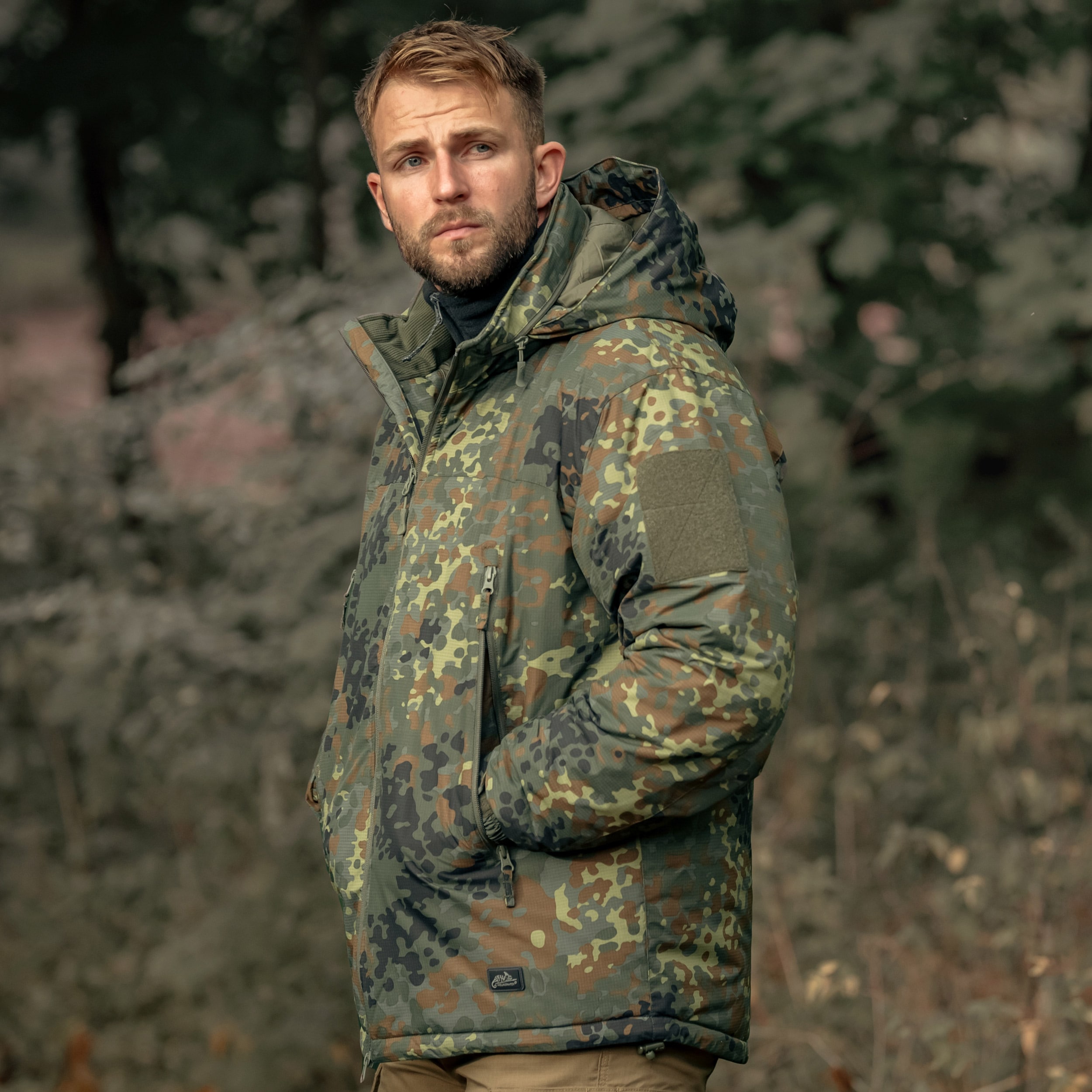 Bunda Helikon-Tex Level 7 Climashield Apex 100 g – Flecktarn