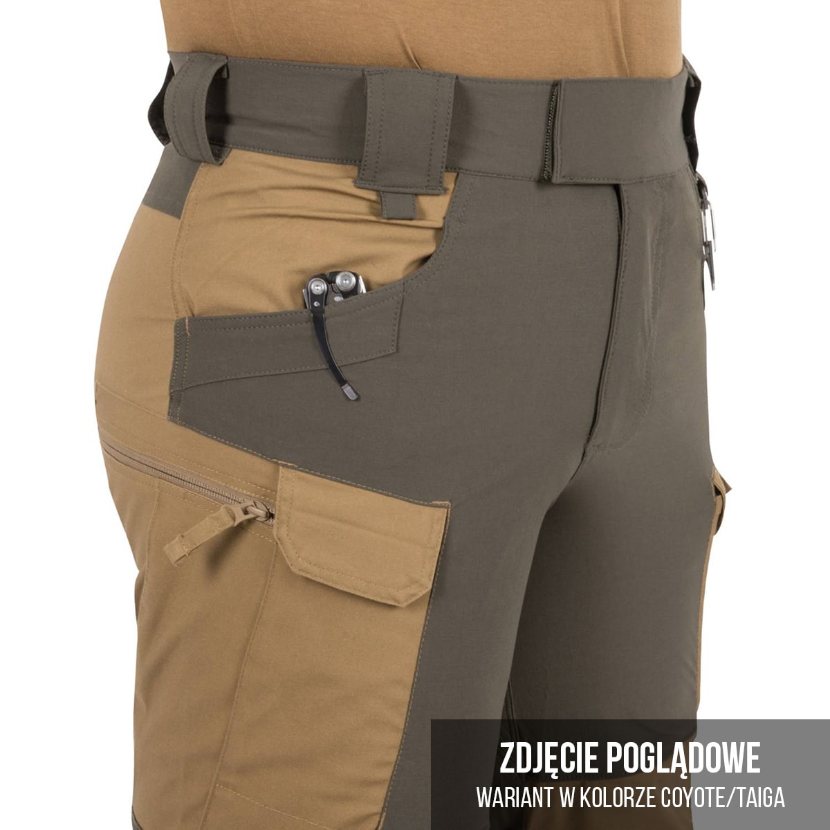 Kalhoty Helikon-Tex Hybrid Outback DuraCanvas – Ash Grey