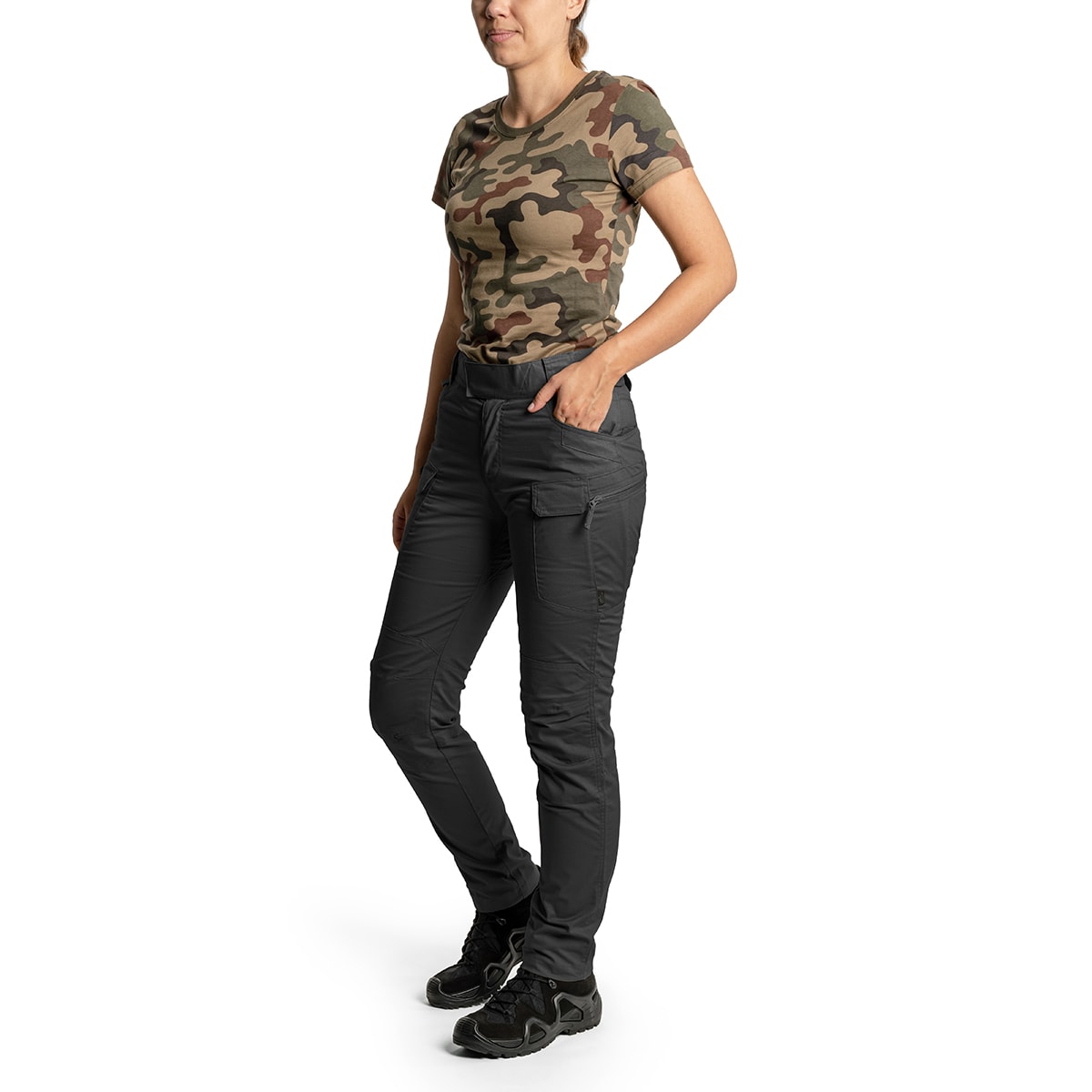 Dámské kalhoty Helikon-Tex Women’s UTP Resized PolyCotton Rip-Stop – Black