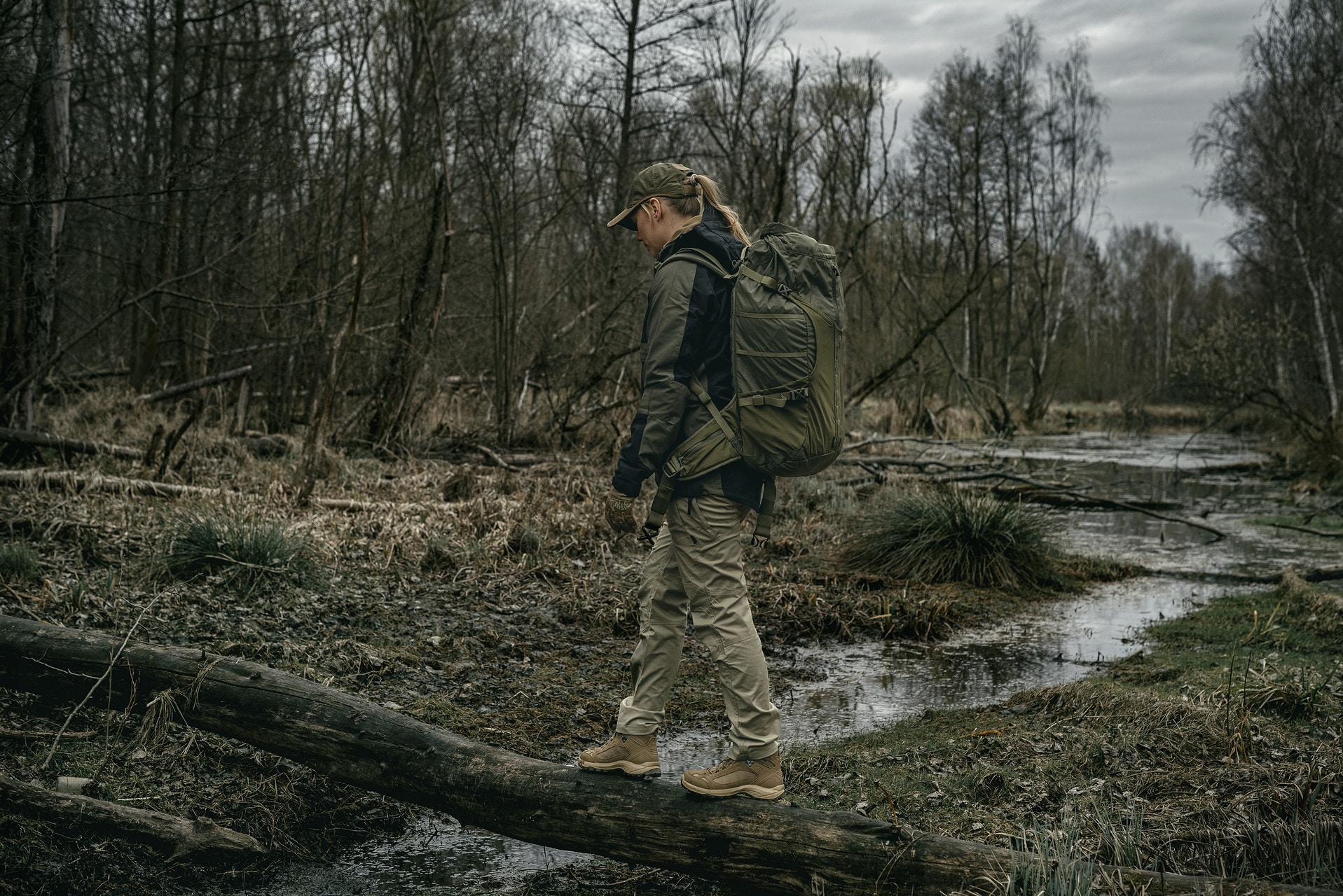 Dámské kalhoty Helikon-Tex Women’s UTP Resized PolyCotton Rip-Stop – Khaki