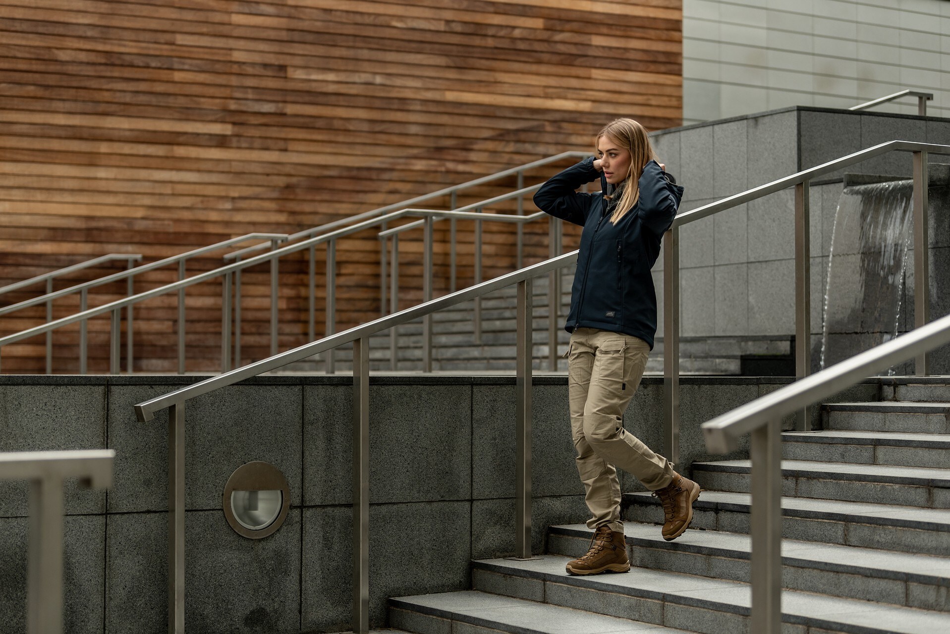 Dámské kalhoty Helikon-Tex Women’s UTP Resized PolyCotton Rip-Stop – Khaki