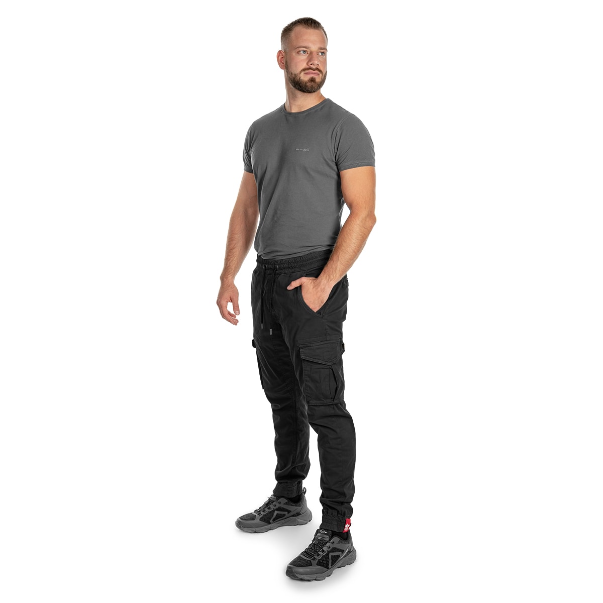 Kalhoty Alpha Industries Cotton Twill Jogger – Black
