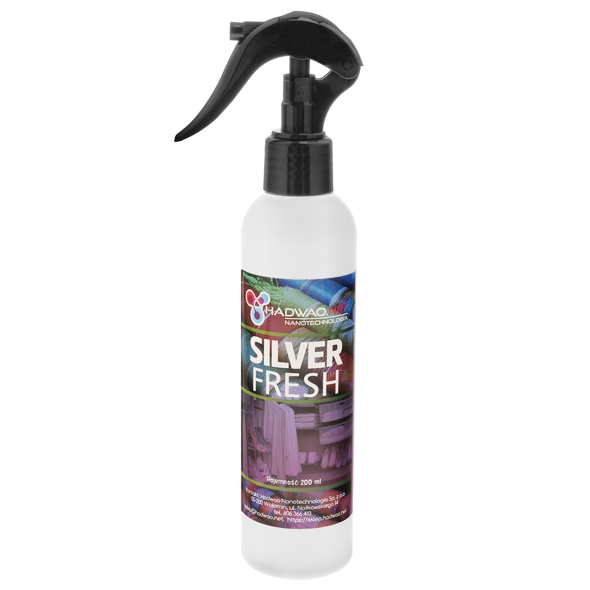 Osvěžovač oděvů Hadwao Nano – Silver Fresh 200 ml