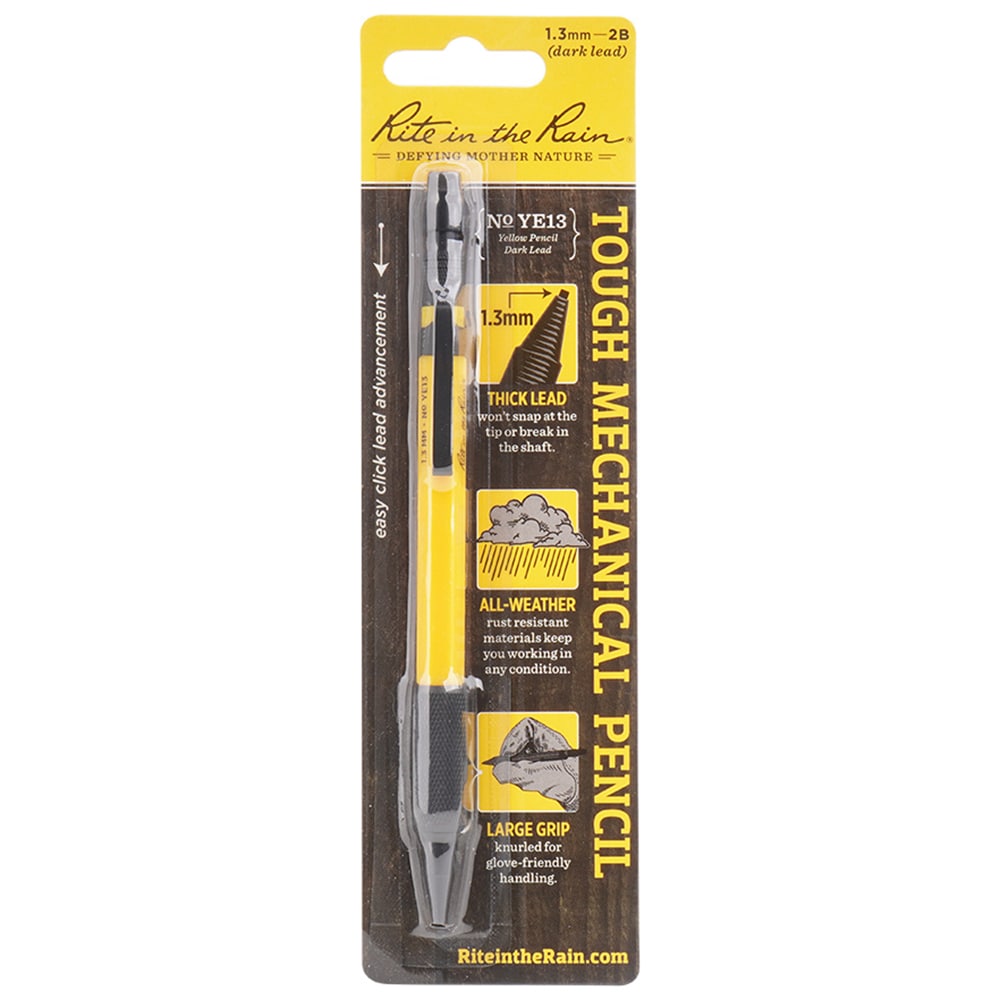 Mikrotužka Rite in the Rain Mechanical Clicker Pencil – Yellow
