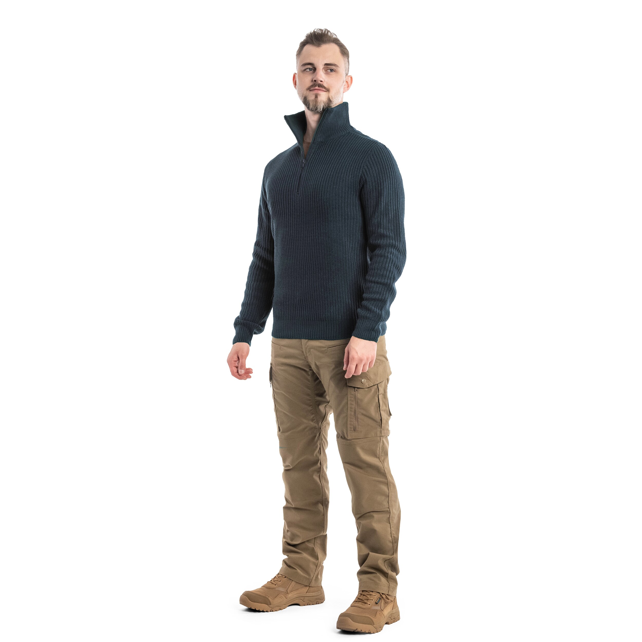 Svetr Brandit Marine Troyer Pullover – Navy