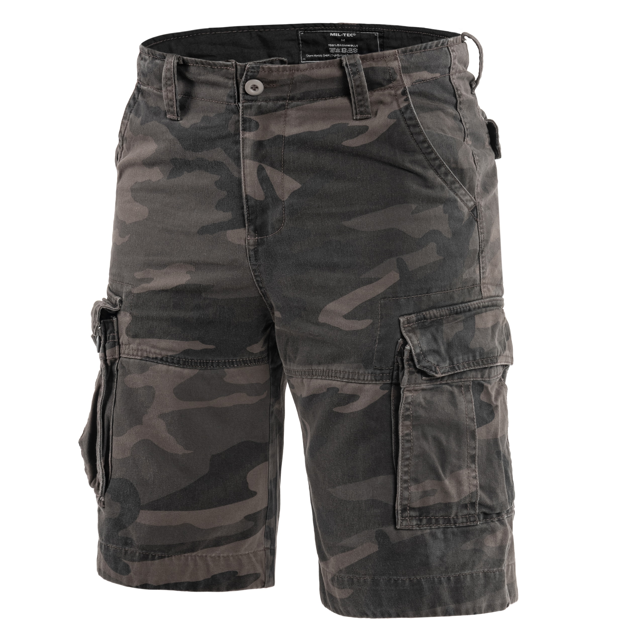 Kraťasy Mil-Tec Vintage Prewash – Dark Camo