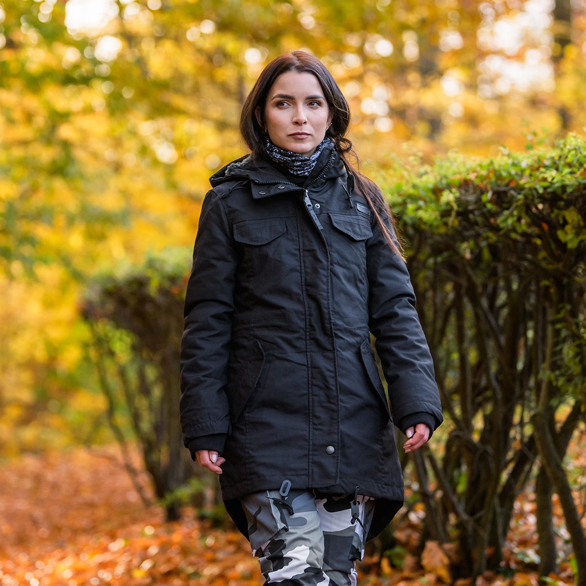 Dámská bunda Brandit Marsh Lake Parka - Black