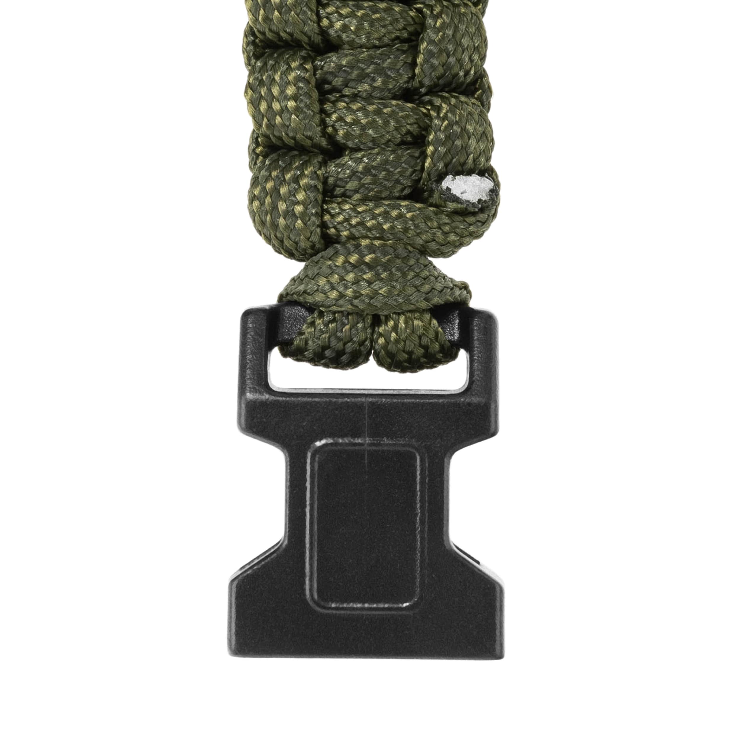 Náramek Paracord Badger Outdoor 550 spona - Olive