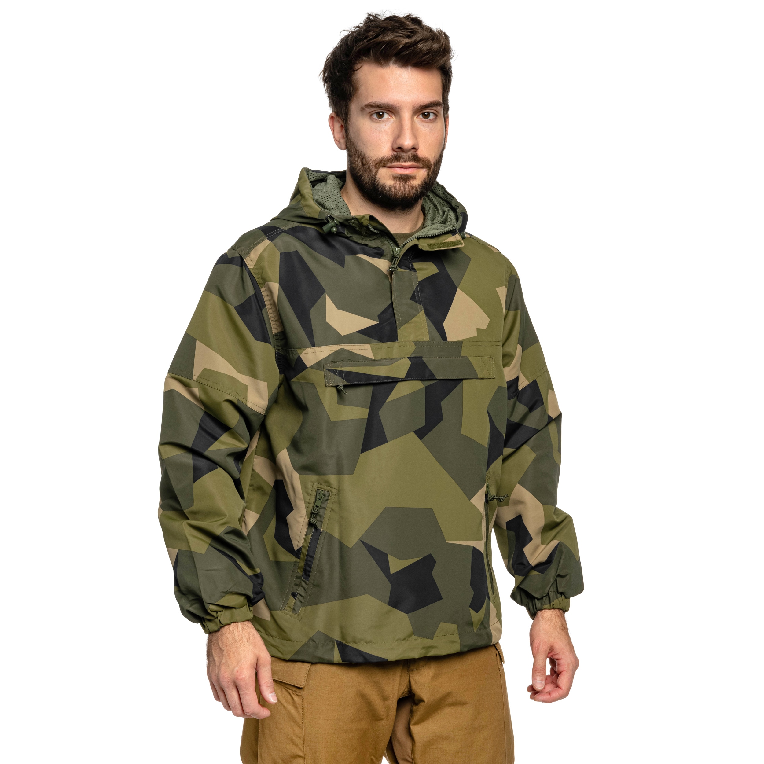 Bunda Brandit Summer Windbreaker - Swedish Camo M90