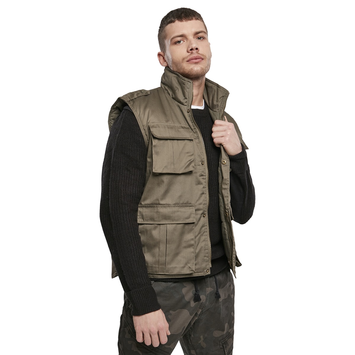Bezrukávník Brandit Ranger Vest – Olive
