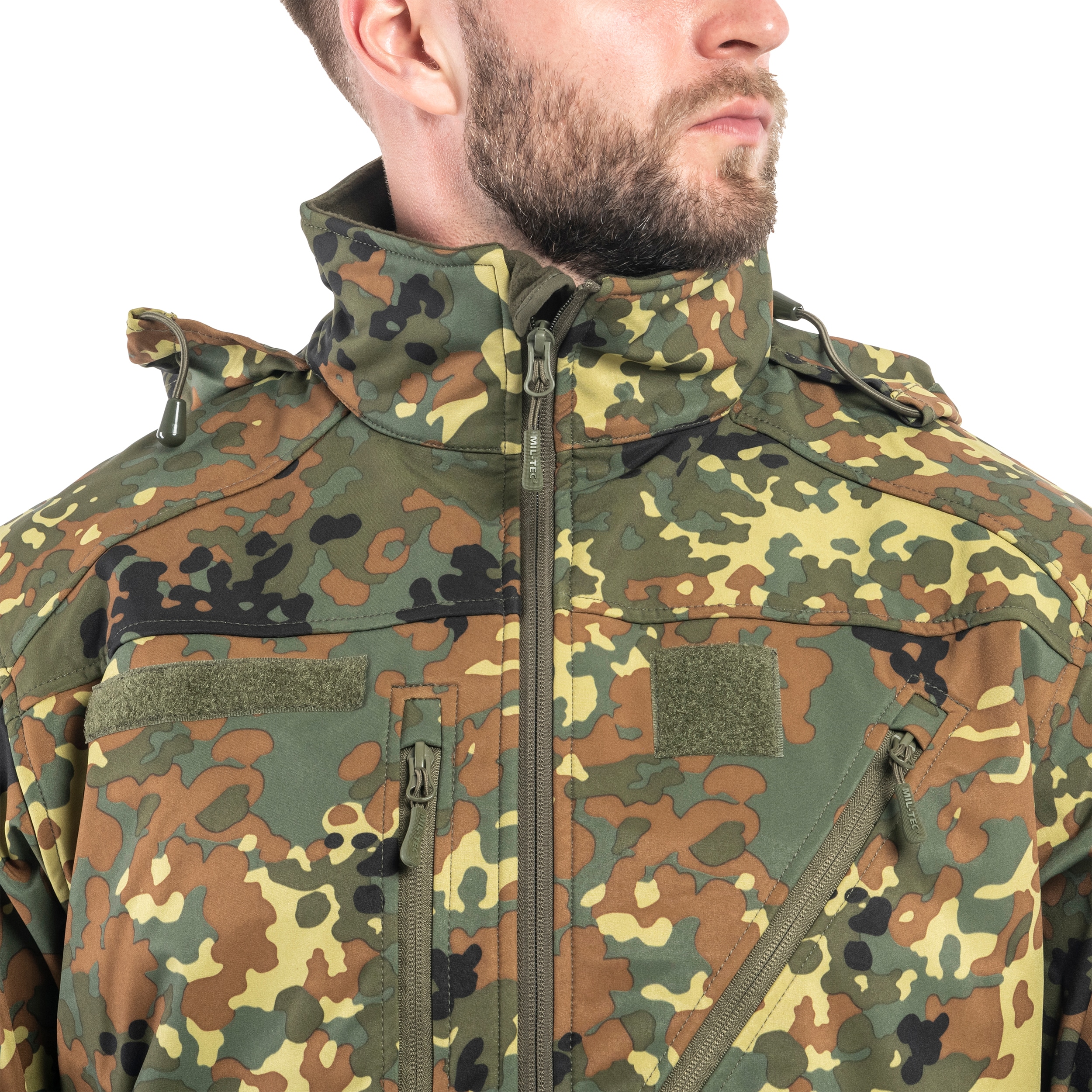 Bunda Mil-Tec SCU 14 Softshell - Flecktarn