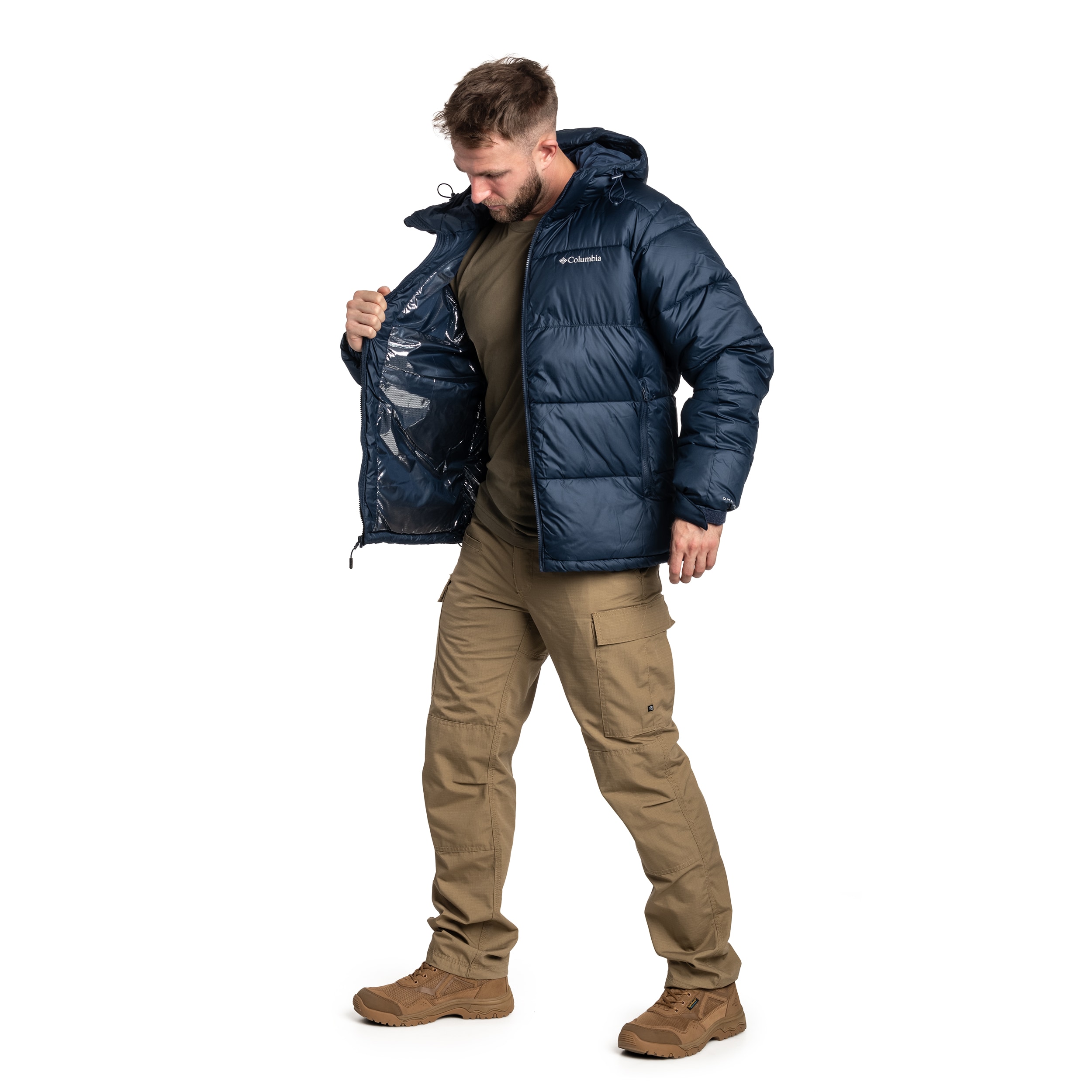 Bunda Columbia Pike Lake II Hooded - Collegiate Navy