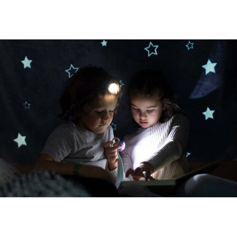 Svítilna čelová Ledlenser KidLed 2 Lila - 40 lumenů