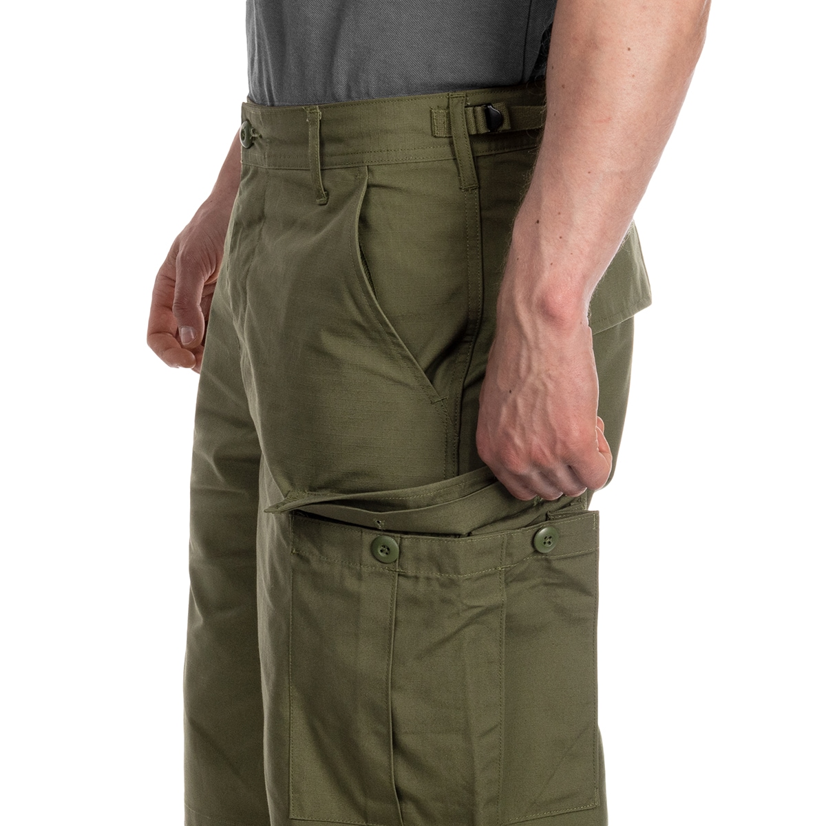 Kraťasy Helikon-Tex BDU PoliCotton Ripstop – Olive Green