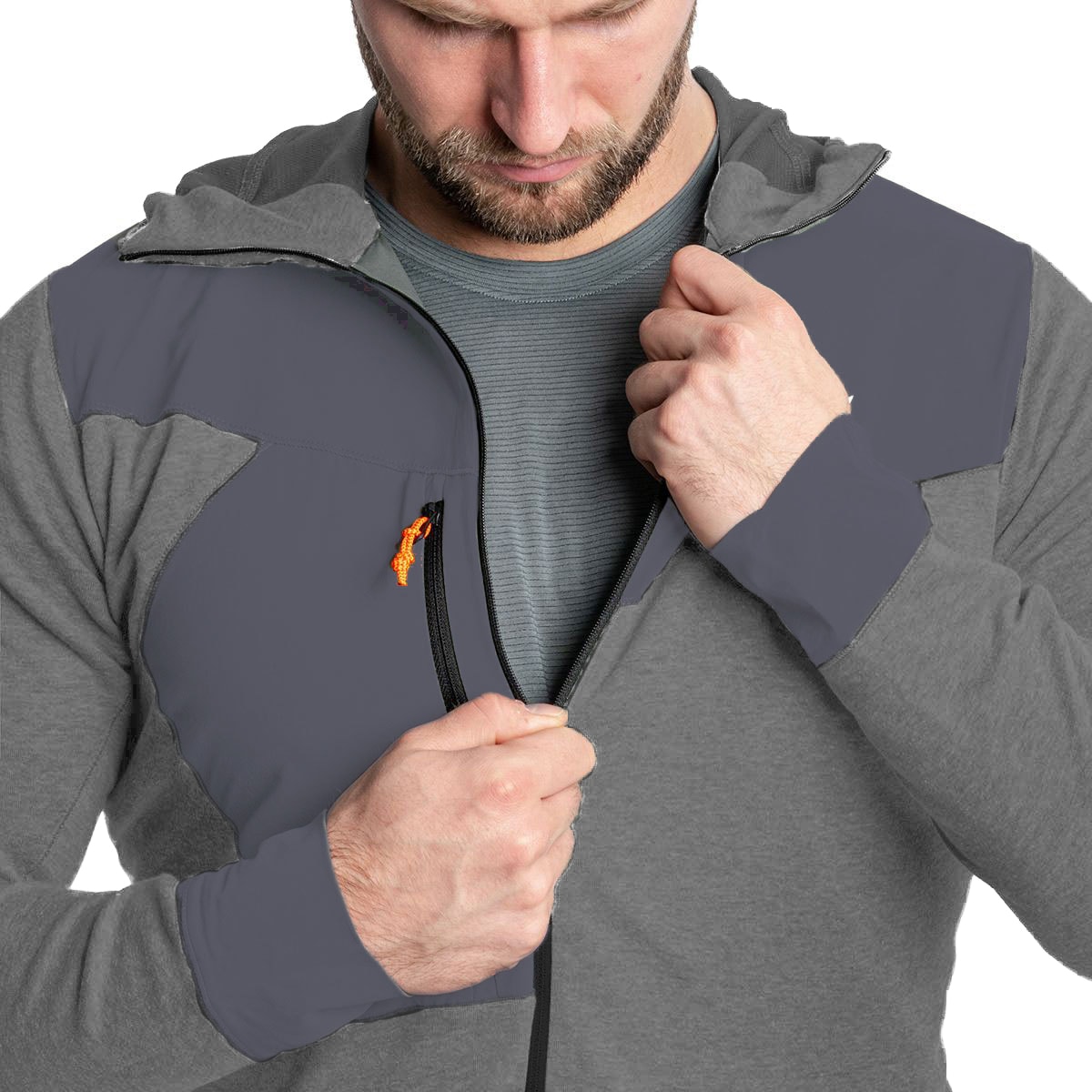 Mikina Salewa Puez 2 Dry - Black Out Melange