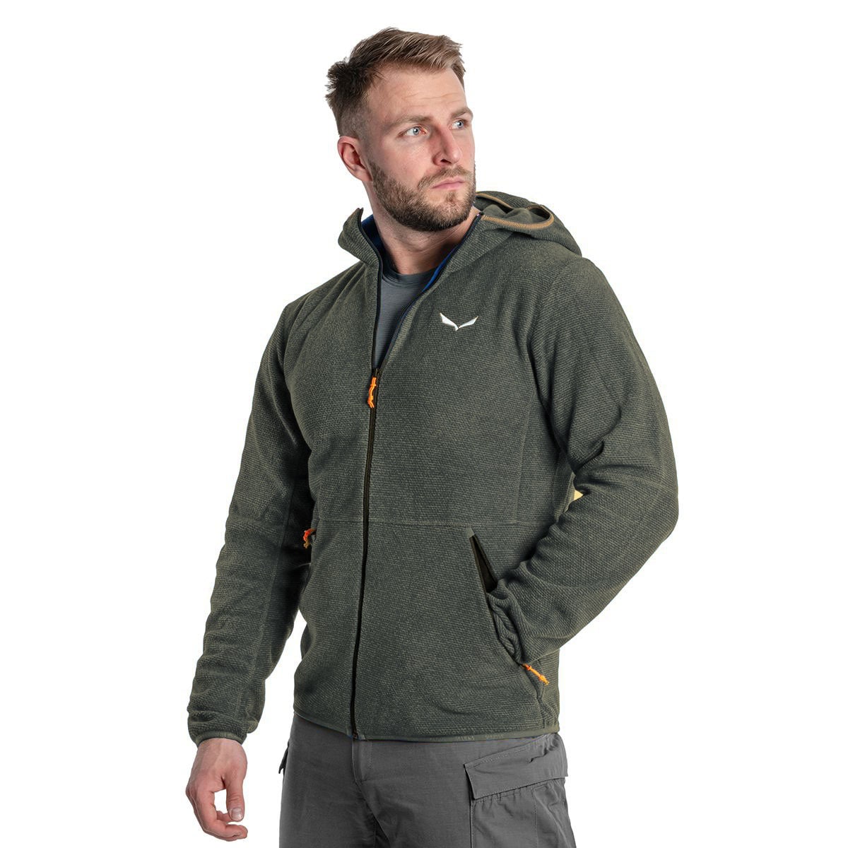 Fleecová mikina Salewa Nuvolo Polarlite - Olive