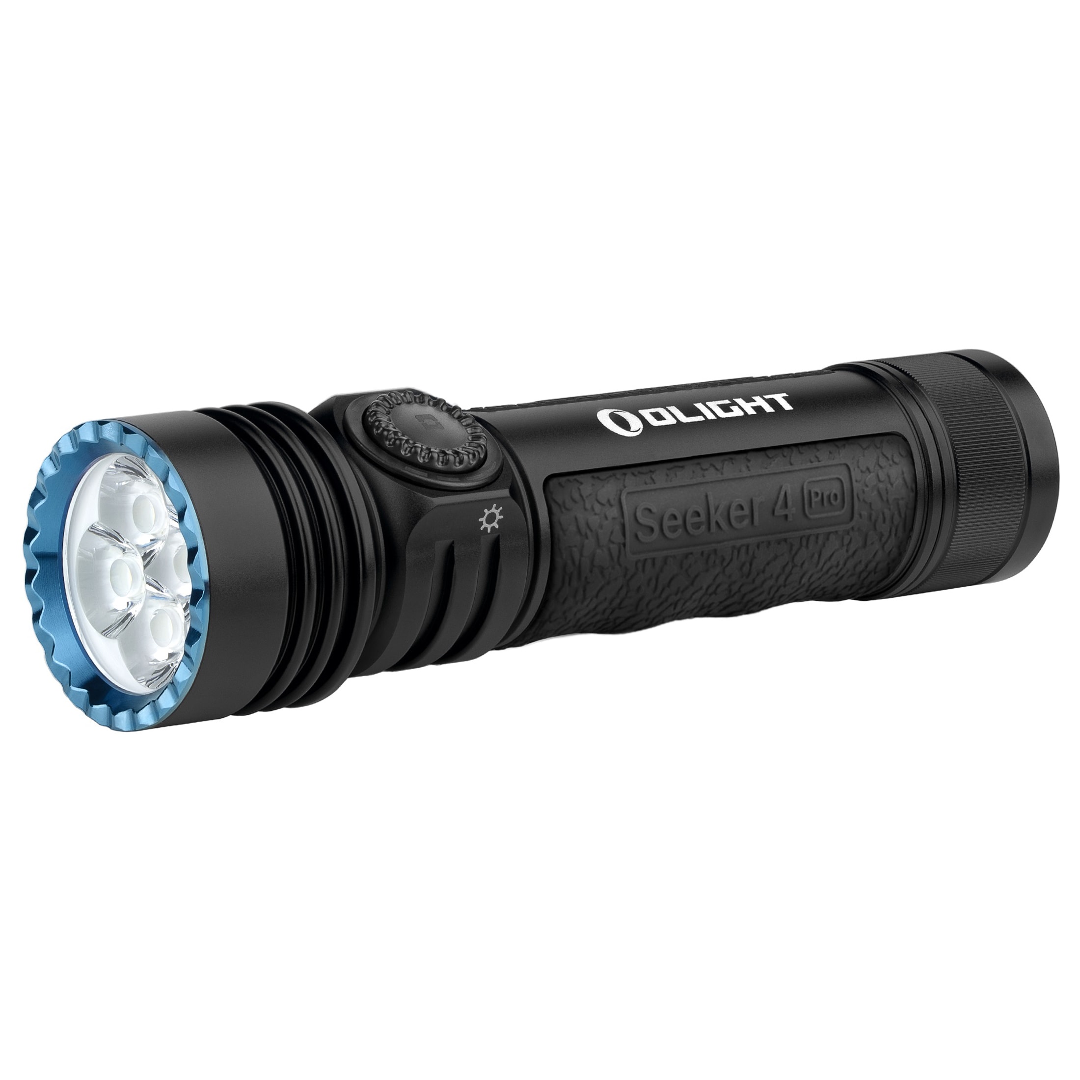 Taktická a pátrací svítilna Olight Seeker 4 Pro Neutral White Matte Black - 4600 lumenů