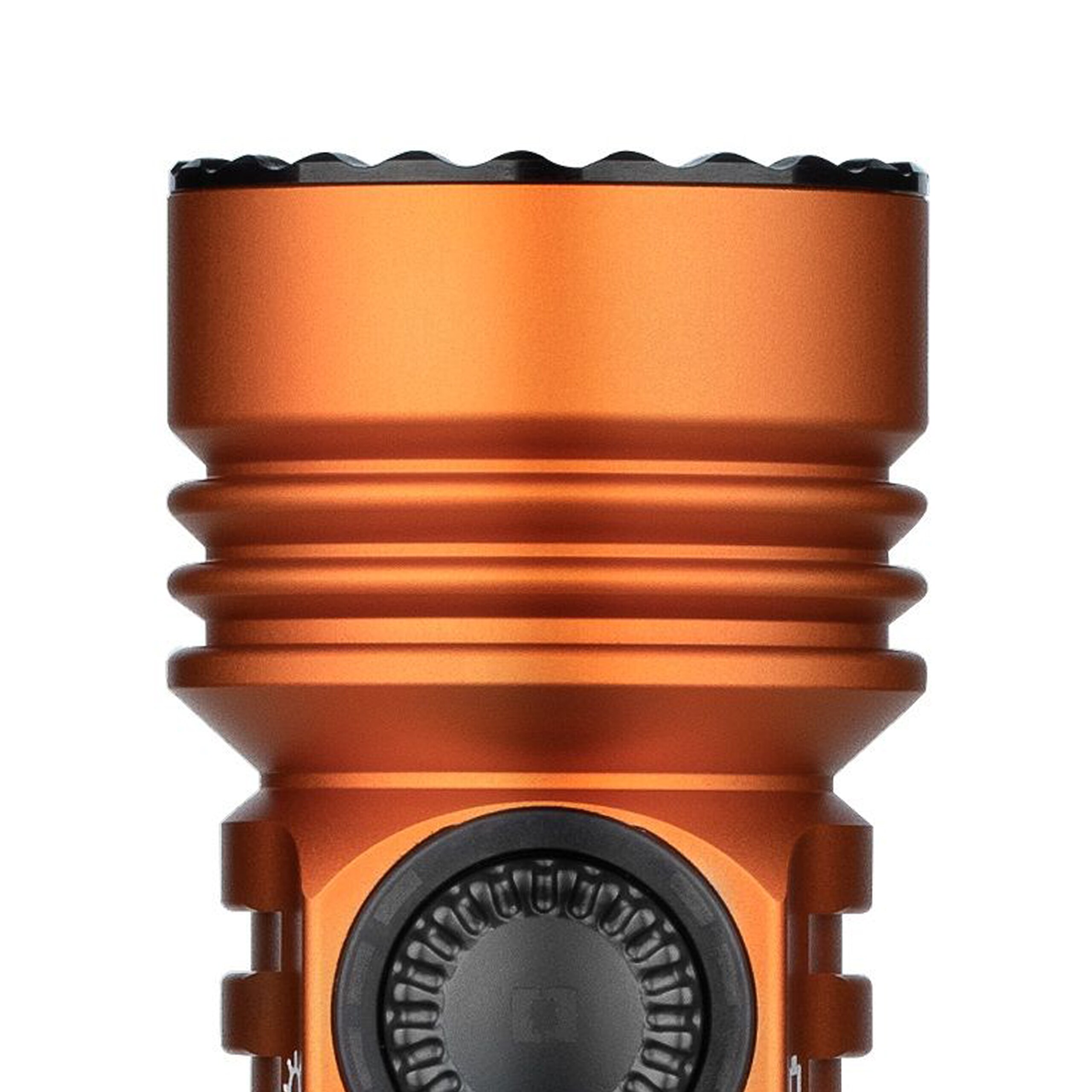 Taktická a pátrací svítilna Olight Seeker 4 Pro Cool White Orange - 4600 lumenů