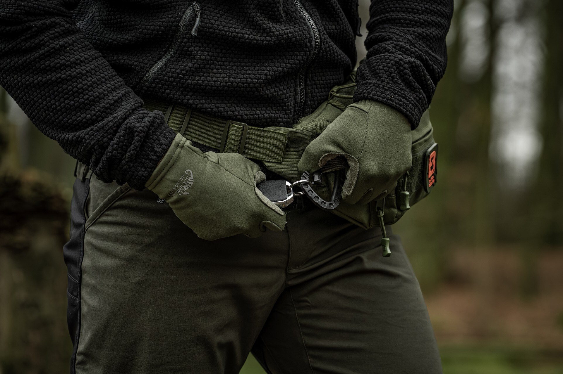 Rukavice Helikon-Tex Tracker Outback Gloves - Olive Green