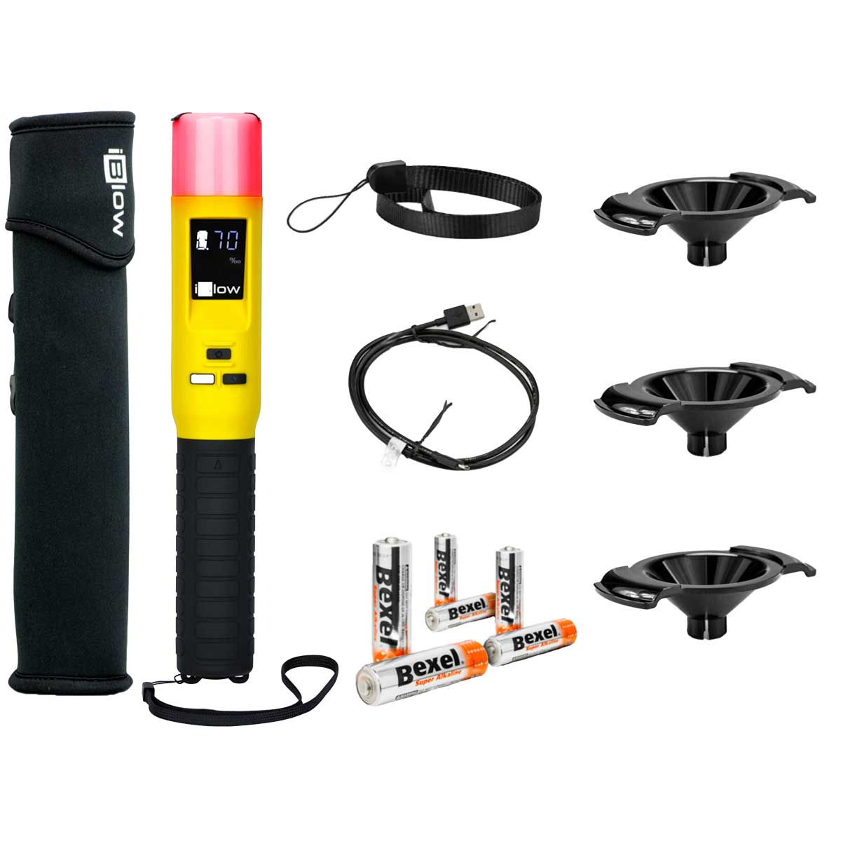 Alkohol tester Promiler iBlow 10 - screeningový