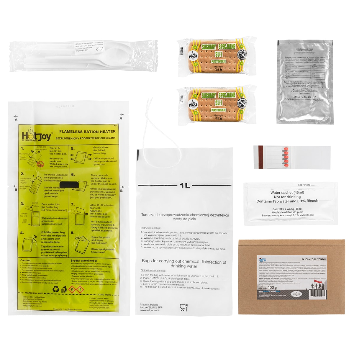 Střelecký potravinový balíček Arpol SPŽ1SH – bretaňské fazole 300 g