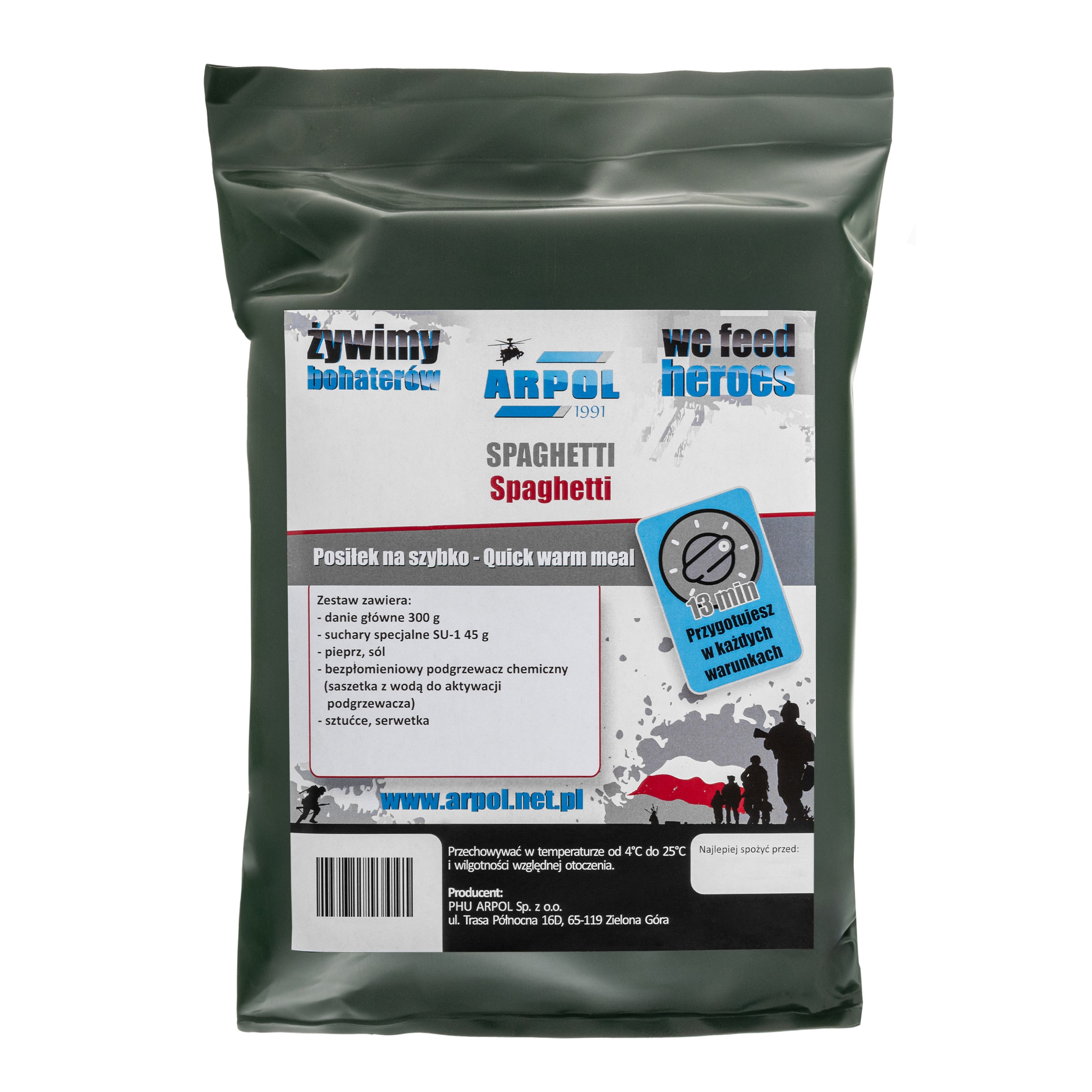 Potravinová dávka Arpol Rychlé jídlo č. 7 - Špagety