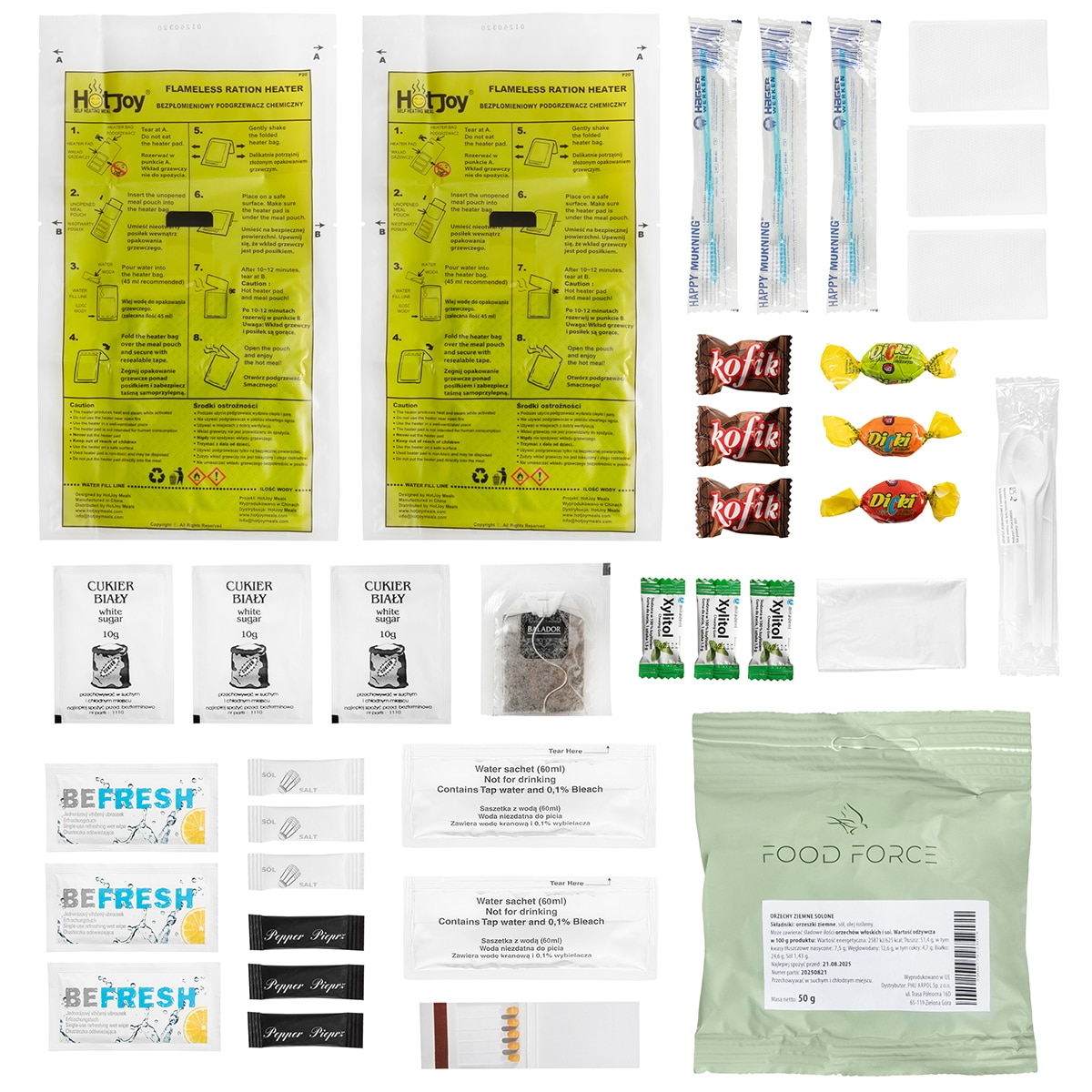 Bojová strava Arpol RB1 - Maďarský guláš, kuře s rýží