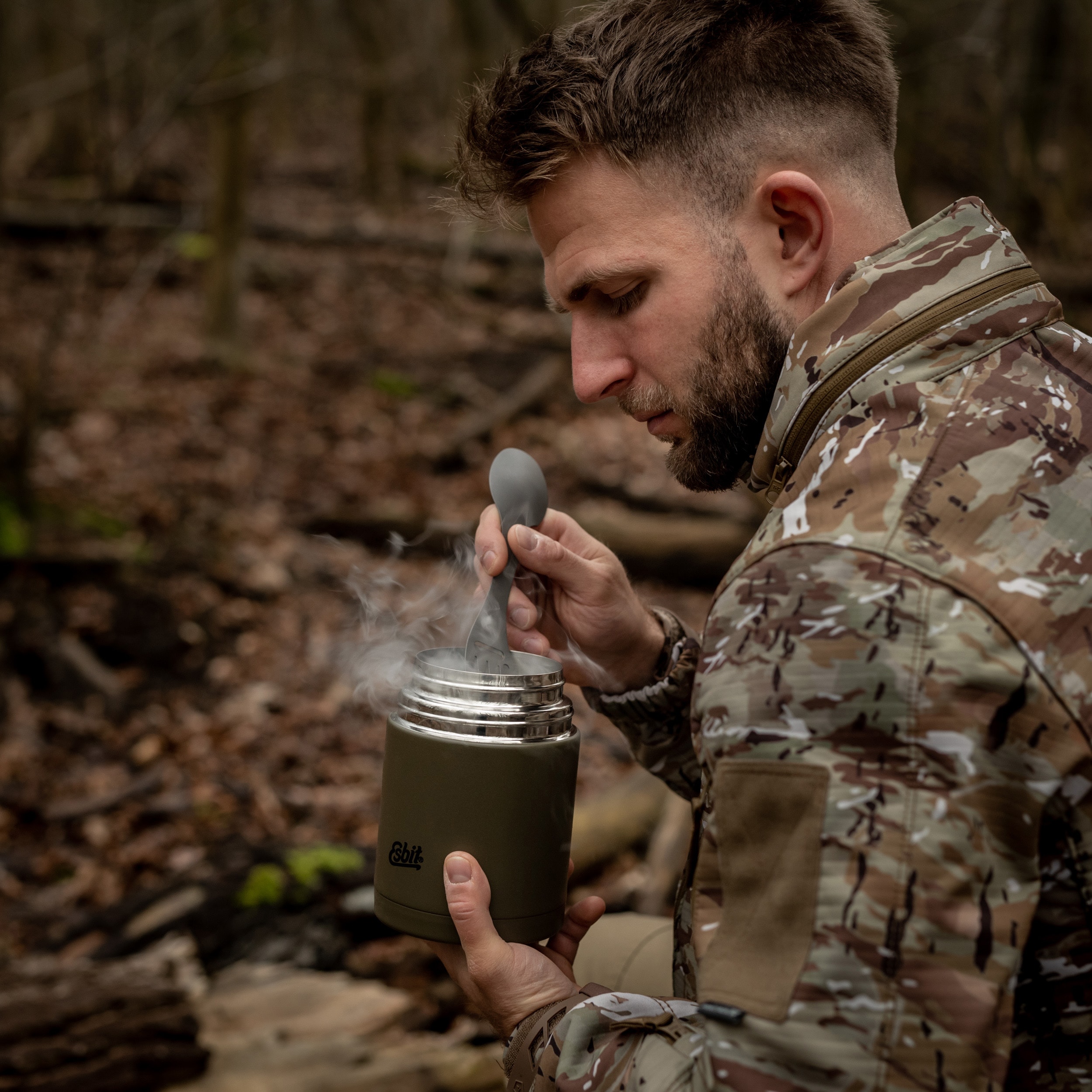 Termoska na oběd Esbit Food Jug 750 ml - Olive Green