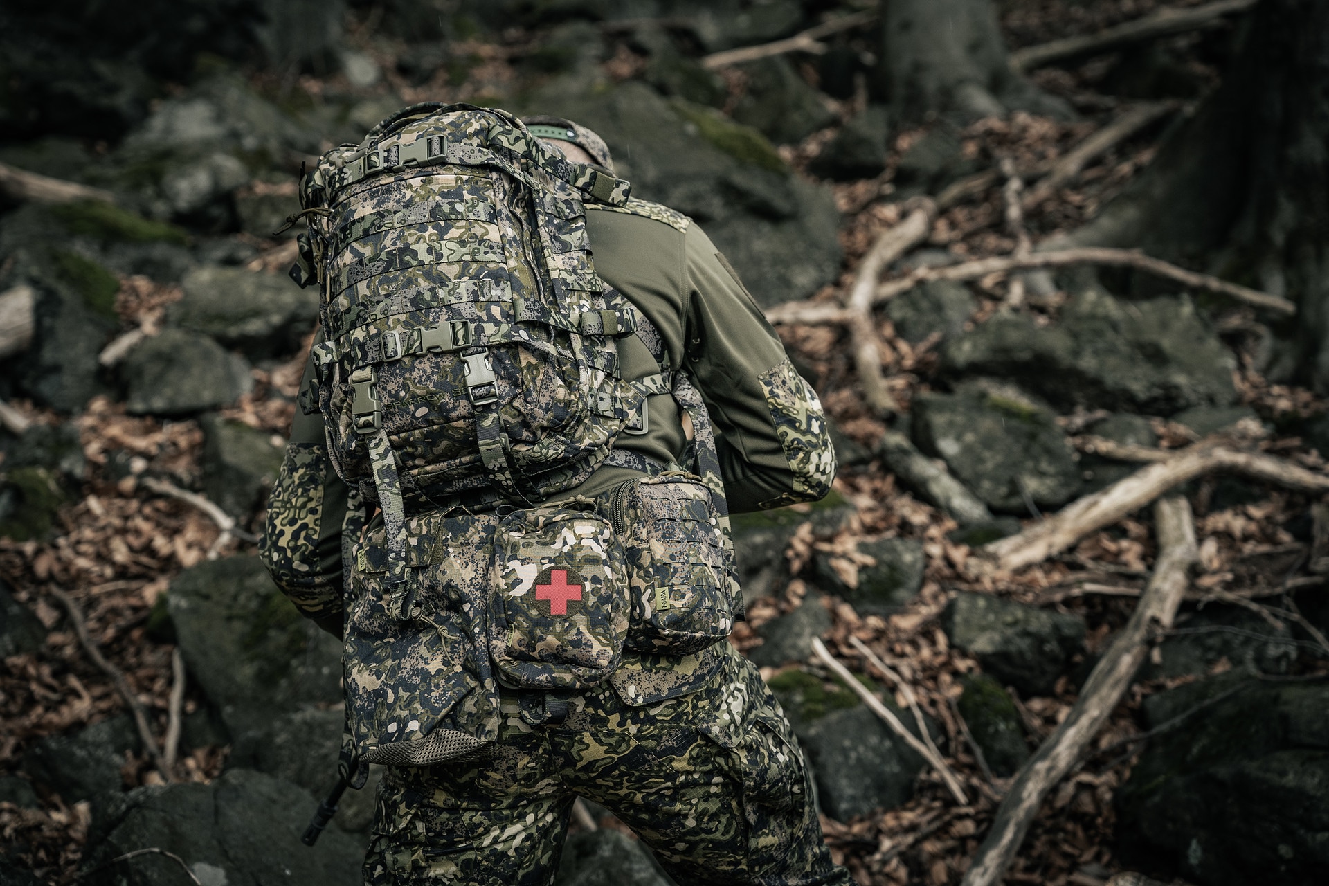 Lékárnička s rychlým odepnutím Maskpol TM-06 - MAPA