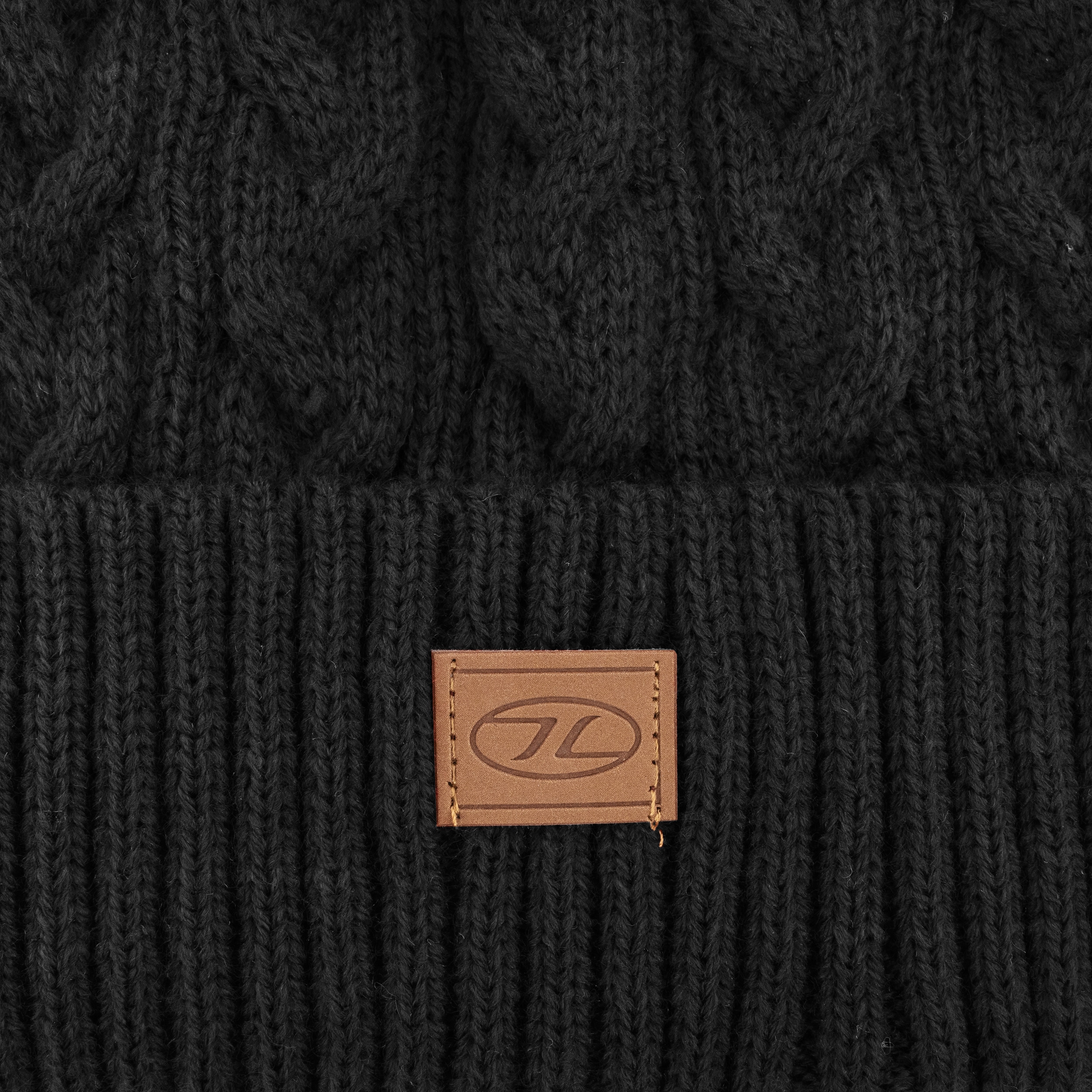 Čepice Highlander Outdoor Beira Lined Bobble Hat - Black