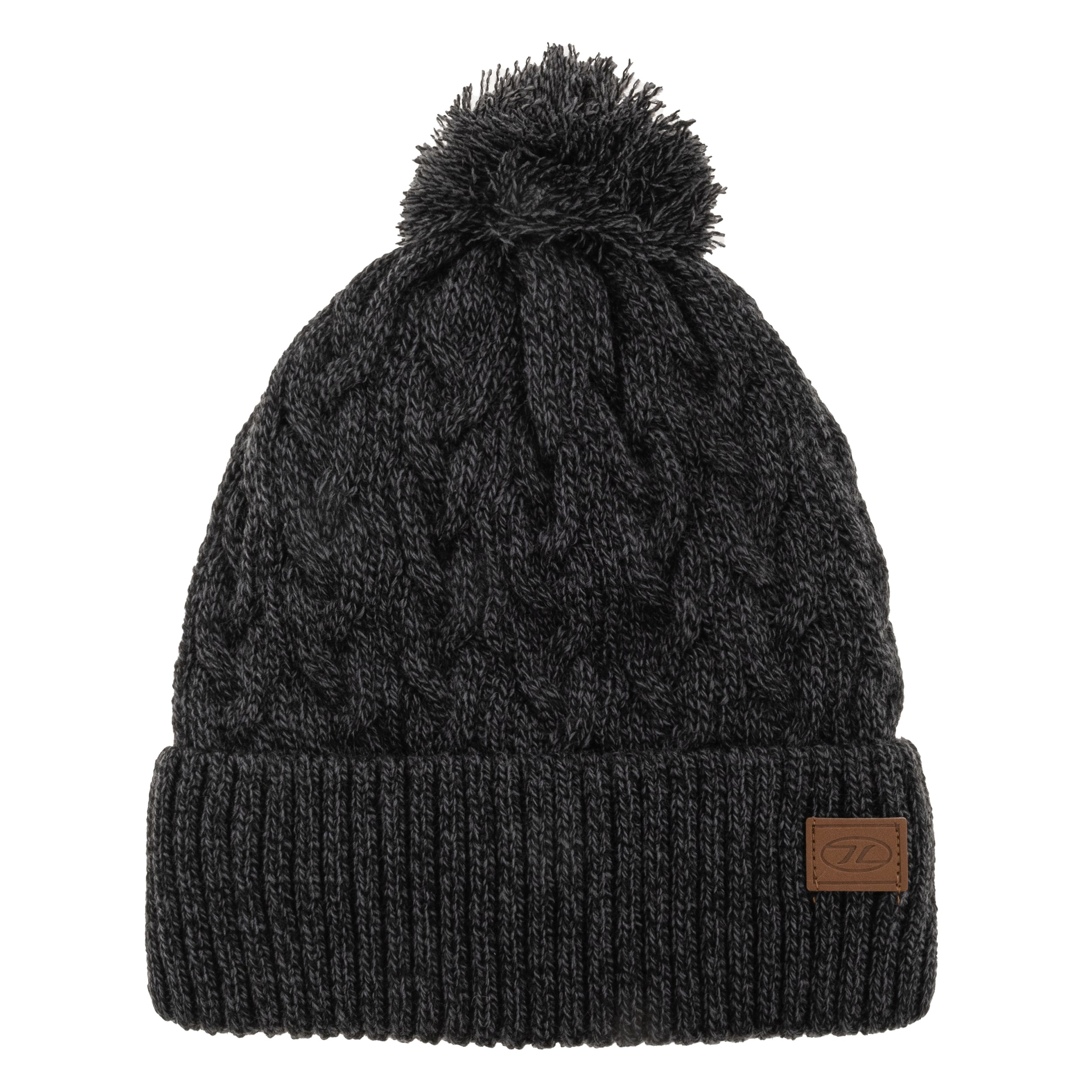 Čepice Highlander Outdoor Beira Lined Bobble Hat - Charcoal Marl