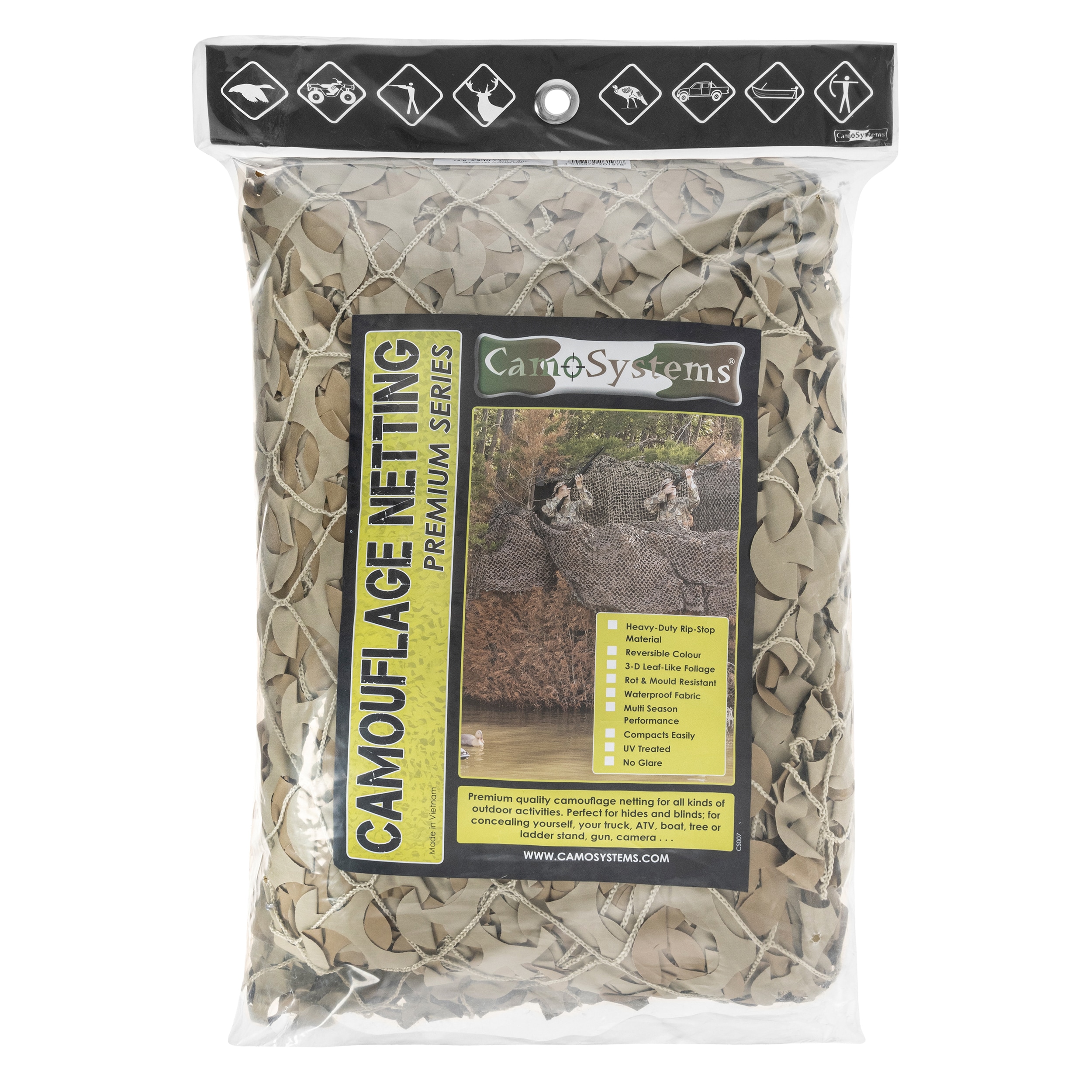 Maskovací síť Mil-Tec CamoSystems Basic 3 x 6 m - Desert