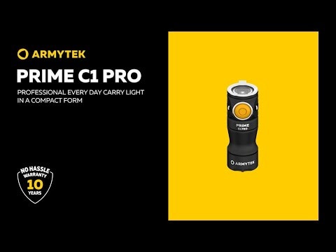Svítilna Armytek Prime C1 Pro Magnet USB Warm - 930 lumenů