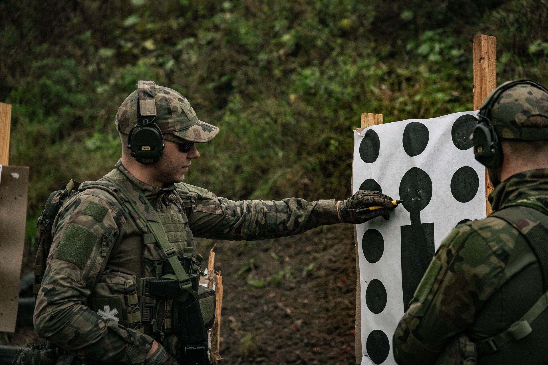 Kšiltovka plus velcro Helikon-Tex Folding PolyCotton Rip-Stop - wz. 93 Pantera PL Woodland