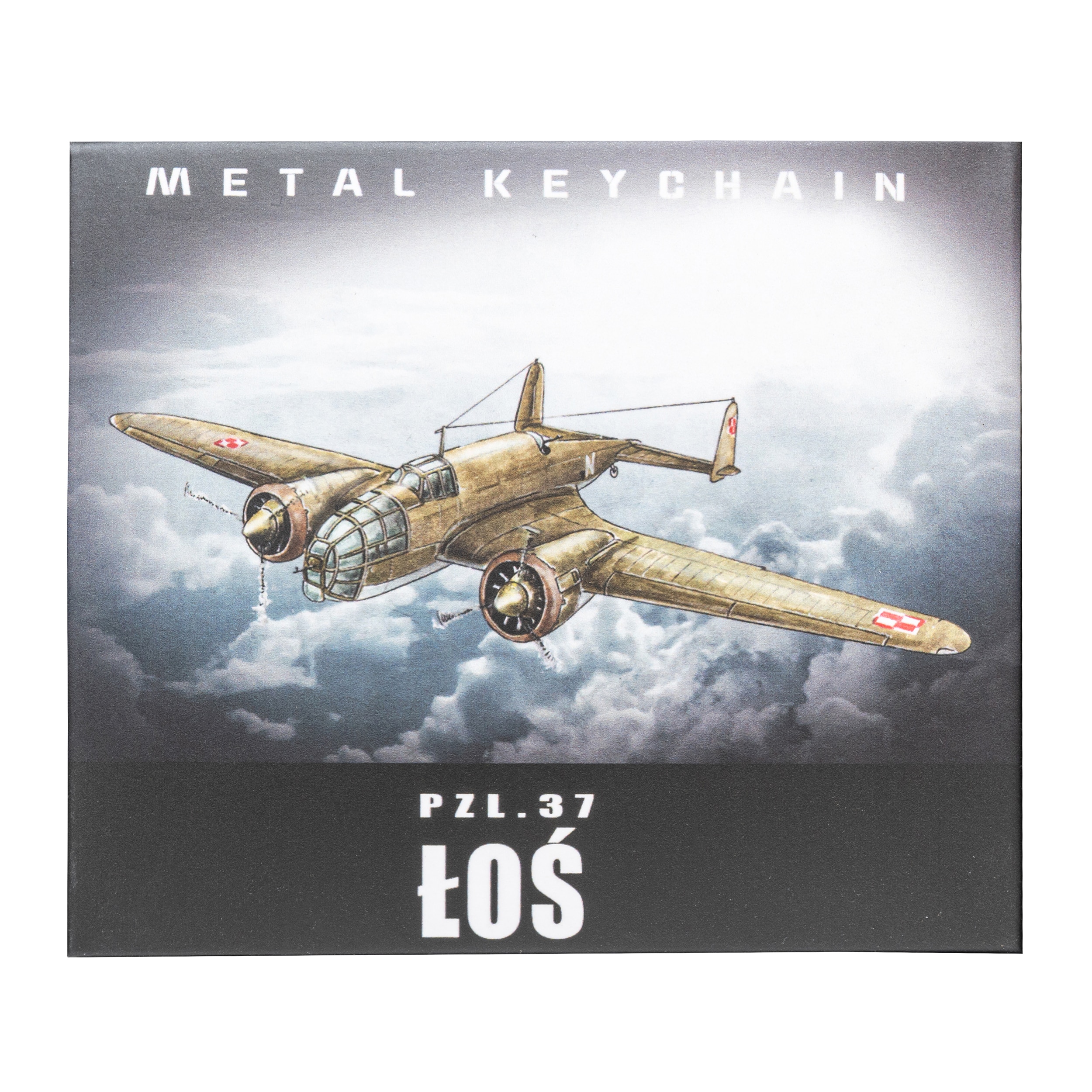 Přívěsek PiK - letadlo PZL.37 ŁOŚ Box