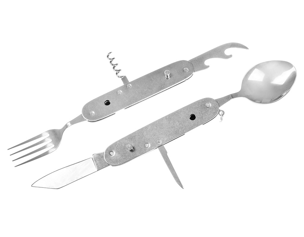 Příborový set Badger Outdoor Camping Steel – Black