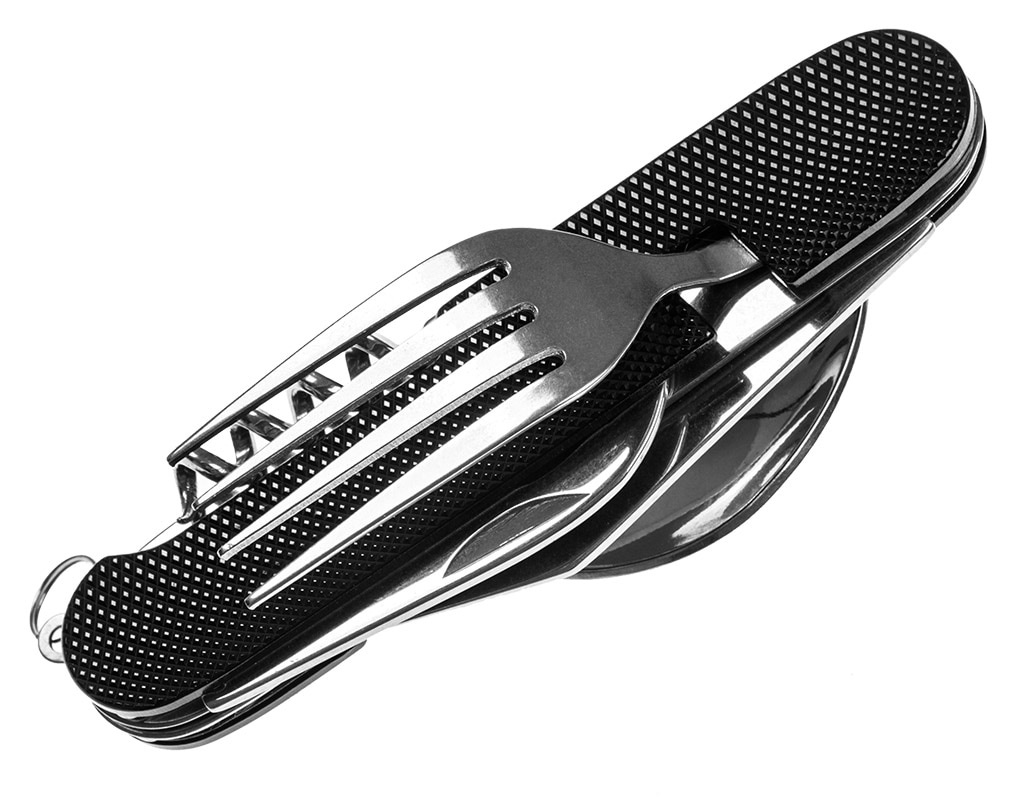 Příborový set Badger Outdoor Camping Steel – Black