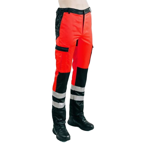 Kalhoty zdravotnické Sortmund – Fluorescenční červené