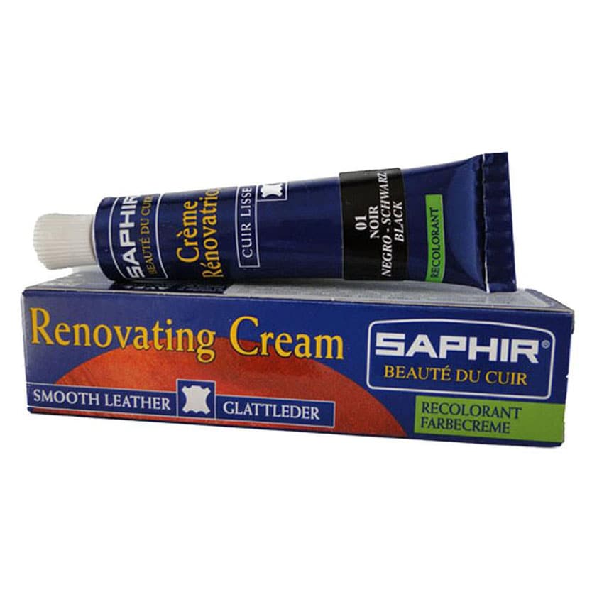 Krém na renovaci kůže Saphir BDC Renovating Cream 25 ml - černý