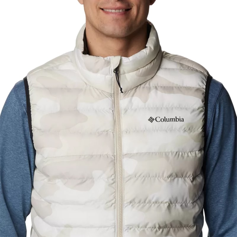 Bezrukávová vesta Columbia Powder Lite Vest – Dark Stone Mod Camo Print