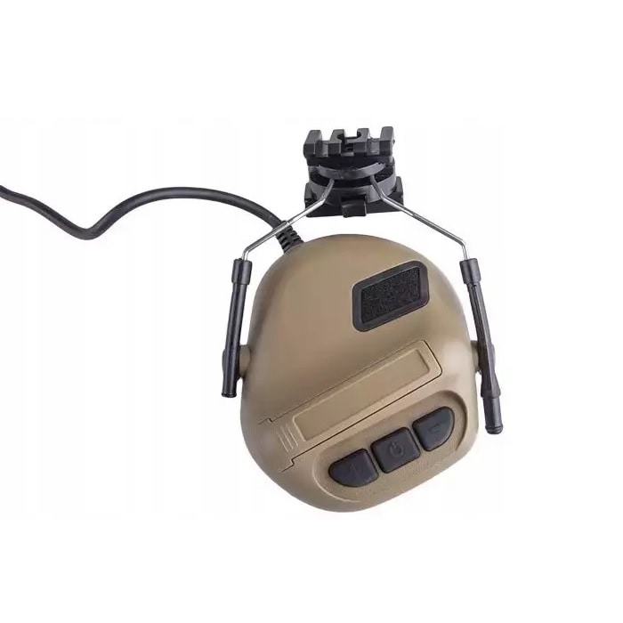 Sada sluchátek ERM H Specna Arms pro helmy – Tan