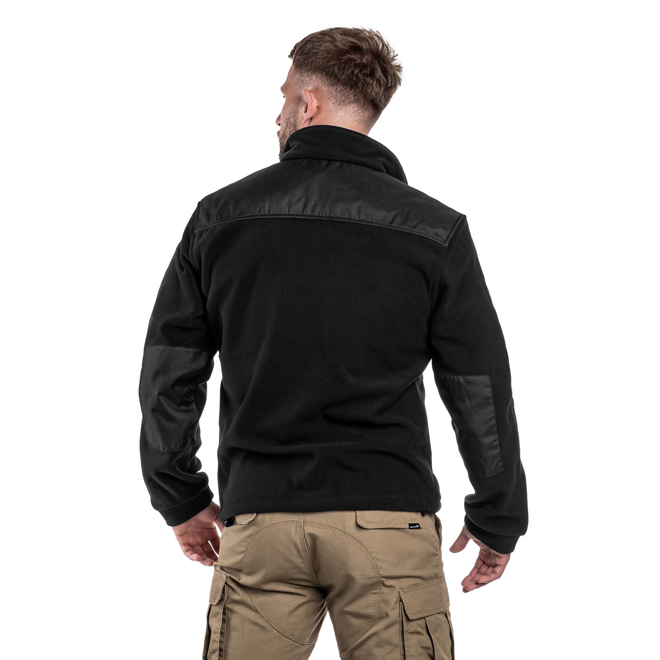 Vojenský fleece – Black